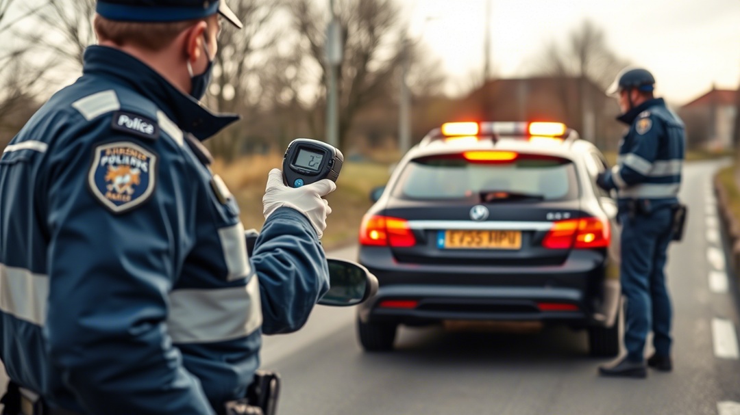 La policía detiene en Europa a un coche por exceso de velocidad